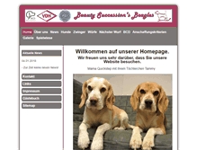 Tablet Screenshot of beaglezucht-whv.de